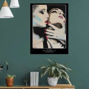 'In the Shadows' Painting on a Poster
