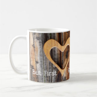 In the shape of a heart mug