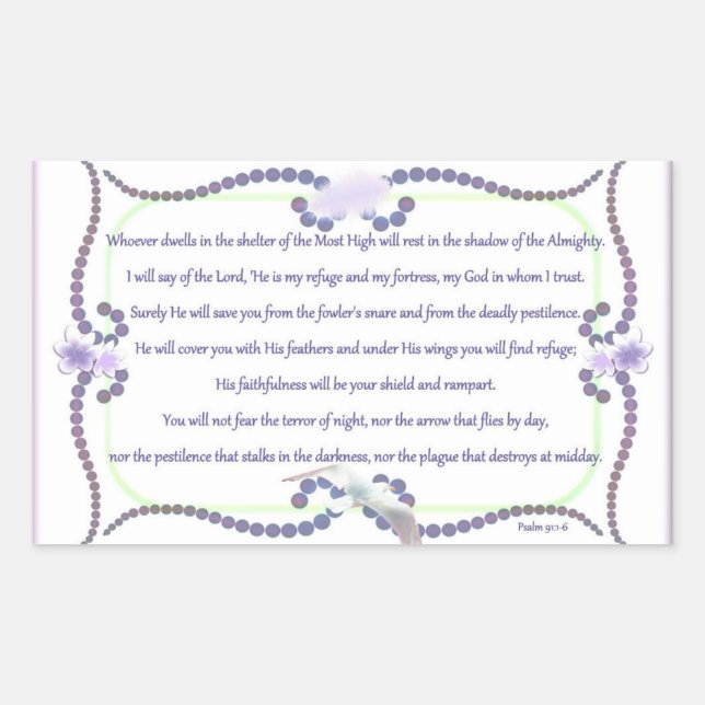 In the Shelter! Card Rectangular Sticker (Front)