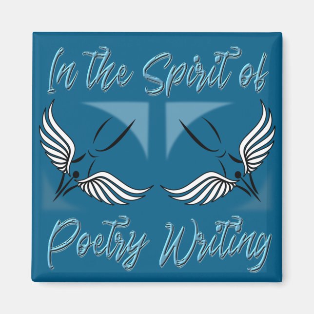 In The Spirit of Poetry Writing Magnet (Front)