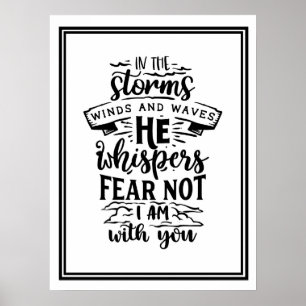 In The Storms Winds and Waves Poster