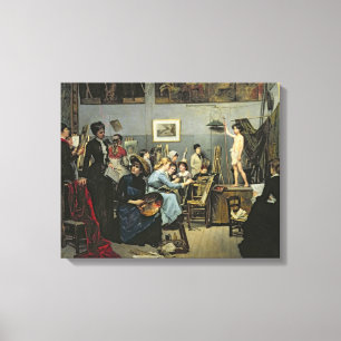 In the Studio Canvas Print
