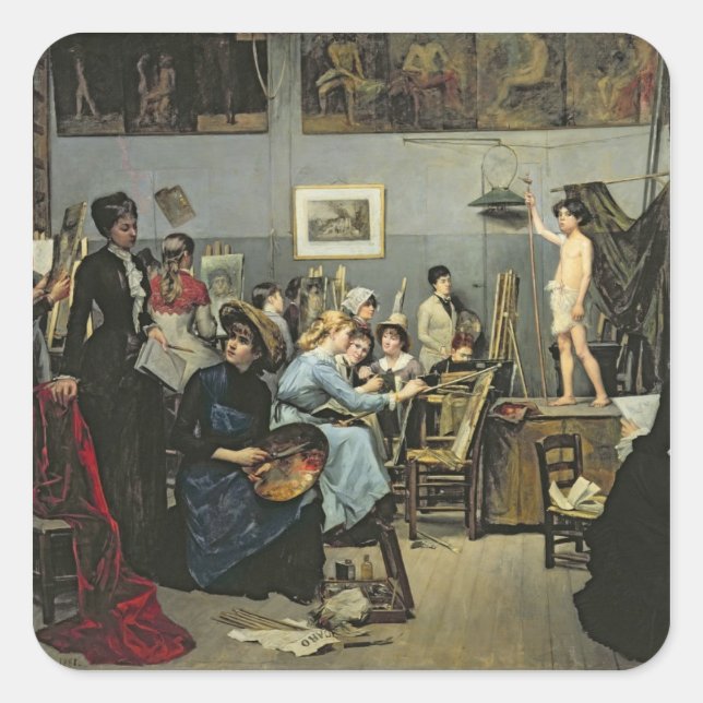 In the Studio Square Sticker (Front)