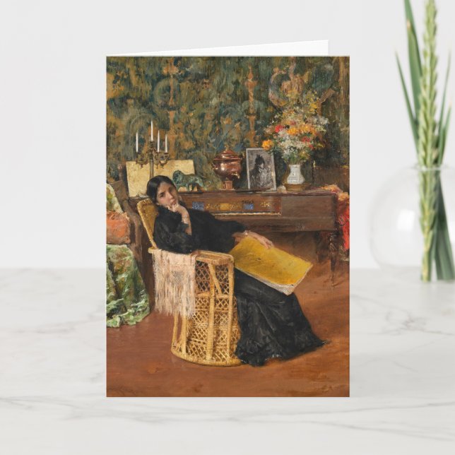 In the Studio | William Merritt Chase Card (Front)
