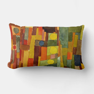 In the Style of Kairouan by Paul Klee Lumbar Cushion
