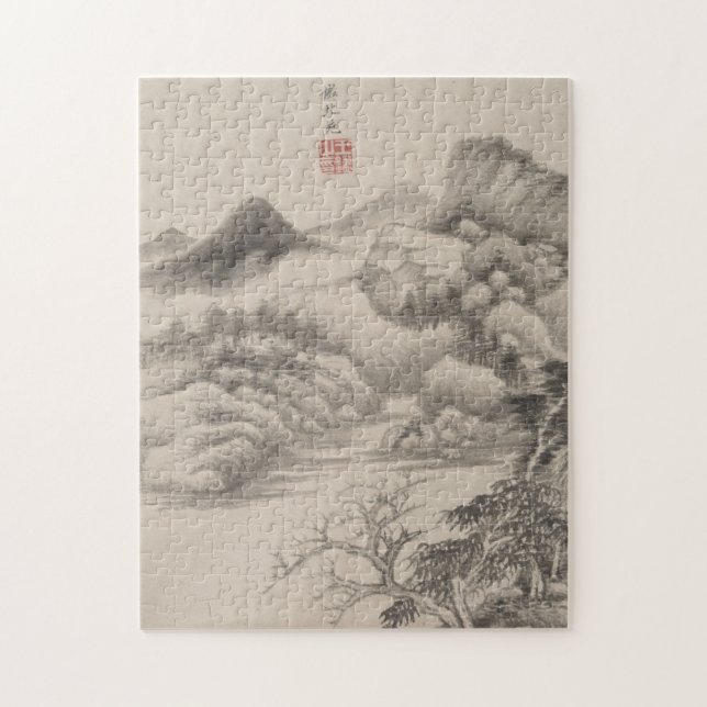 In the Style of Various Old Masters | B&W Jigsaw Puzzle (Vertical)