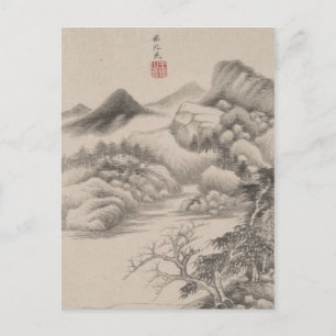 In the Style of Various Old Masters B&W Postcard