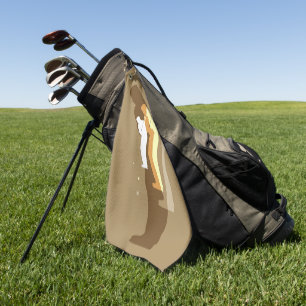 "In The Swing" Left Handed Golf Towel