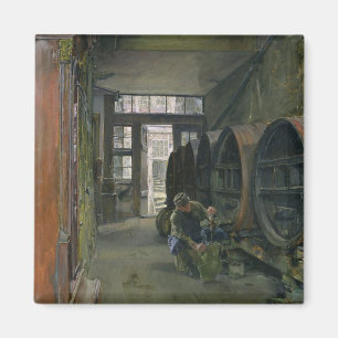 In the Vinegar Factory in Hamburg, 1891 Magnet