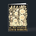In The Waiting - God Is Working Christian Bible Ve Card<br><div class="desc">In The Waiting - God Is Working Christian Bible Verse</div>