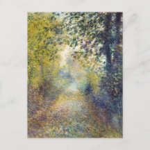 In The Woods by Renoir, French Impressionism Art,