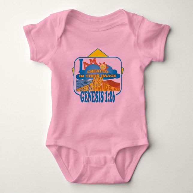 In Their Image T-shirt Baby Bodysuit (Front)