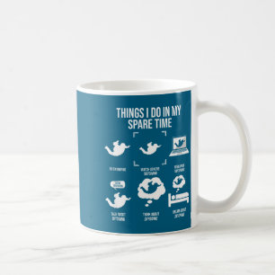In Things Spare Time Skydiving Coffee Mug