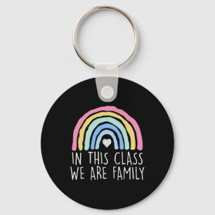 In This Class We Are Family Student Teacher Back T Key Ring