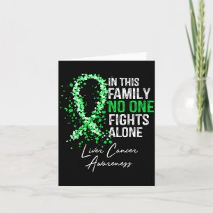 in This Family Fights Alone Liver Cancer Awareness Card