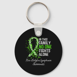 In This Family Fights Alone Non-hodgkin Lymphoma Key Ring