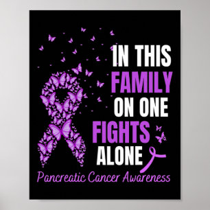 In this family no ones fight alone Pancreatic canc Poster