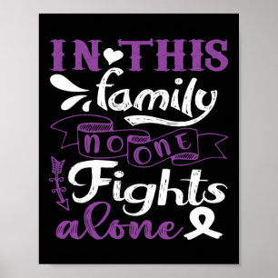 In This Family Nobody Fight Alone Pancreatic Canc Poster