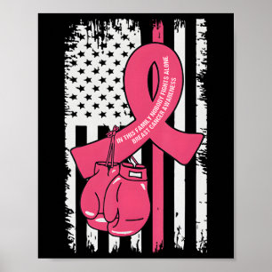 In This Family Nobody Fights Alone Breast Cancer A Poster
