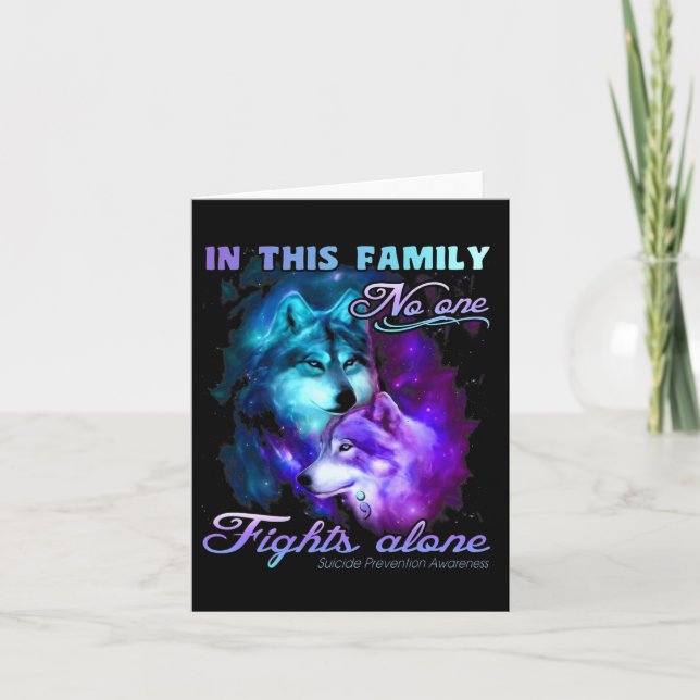 In This Family Nobody Fights Alone  Card (Front)