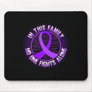 In This Family Nobody Fights Alone Heimerheimers R Mouse Pad
