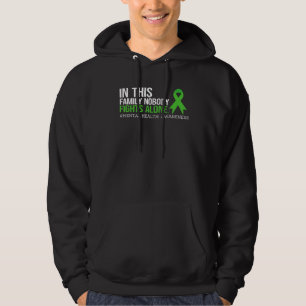 In this Family Nobody Fights alone Mental Health A Hoodie
