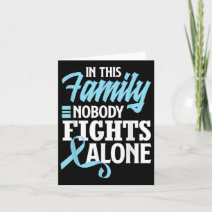 In This Family Nobody Fights Alone Prostate Cancer Card