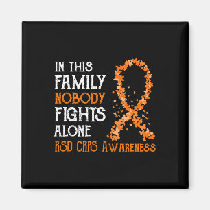 In This Family Nobody Fights Alone RSD CRPS  Magnet