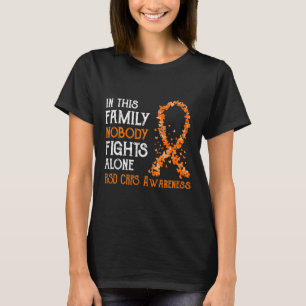 In This Family Nobody Fights Alone RSD CRPS  T-Shirt