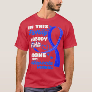 In This Family Nobody Fights Alone Team Alopecia W T-Shirt