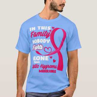 In This Family Nobody Fights Alone Team Cystic Hyg T-Shirt