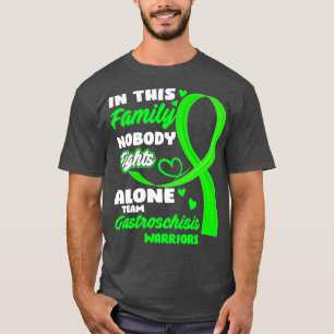 In This Family Nobody Fights Alone Team Gastroschi T-Shirt