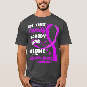 In This Family Nobody Fights Alone Team Infantile T-Shirt
