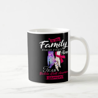 In This Family Nobody Fights Alone Team Sickle Cel Coffee Mug