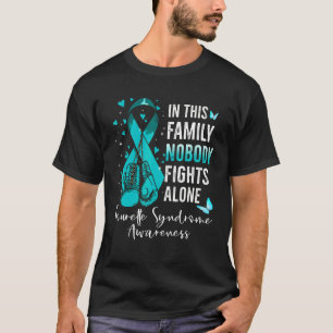 In This Family Nobody Fights Alone Tourette Syndro T-Shirt