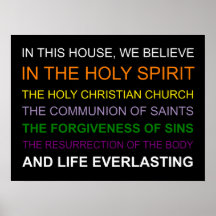 In this house, we believe