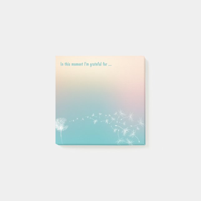 In This Moment I'm Grateful For Post-it Notes (Front)