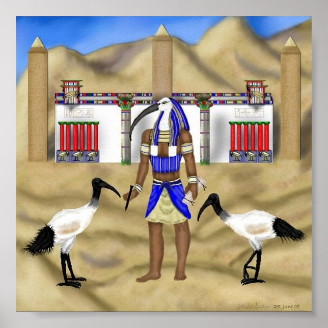 In Thoth's Image Poster (Front)
