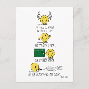 In Times of Joy Mr Happy PostCard