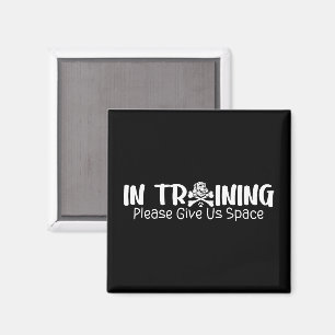 In Training Please Give Us Space For Dog Trainers Magnet