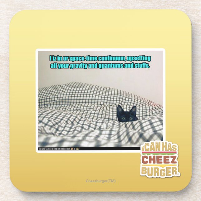 In ur Space Time Continuum Coaster (Front)