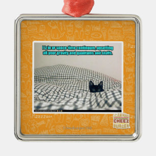 In ur Space Time Continuum Metal Tree Decoration