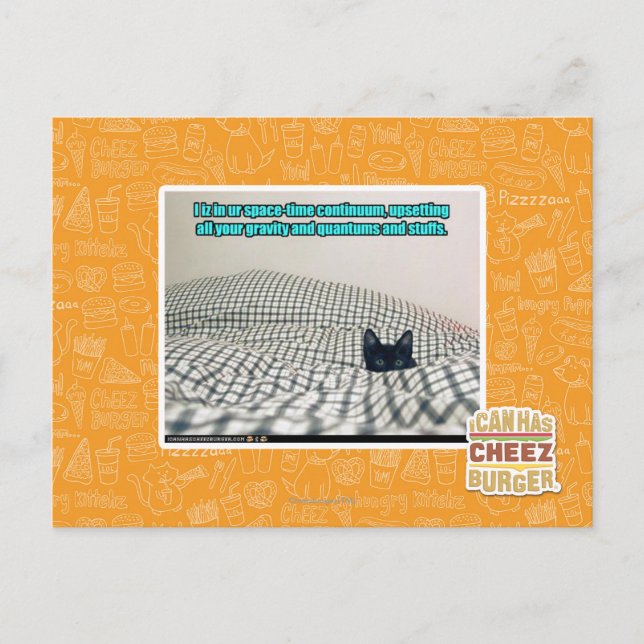 In ur Space Time Continuum Postcard (Front)