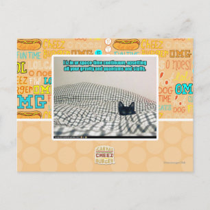 In ur Space Time Continuum Postcard