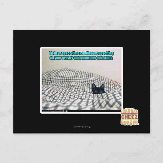 In ur Space Time Continuum Postcard (Front)