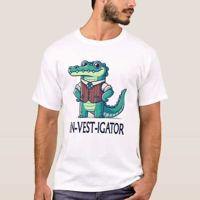 In-Vest-Igator t-shirt (Front)
