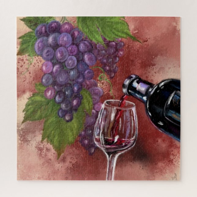 In Vine Veritas Puzzle (Vertical)