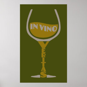 In Vino Veritas custom poster