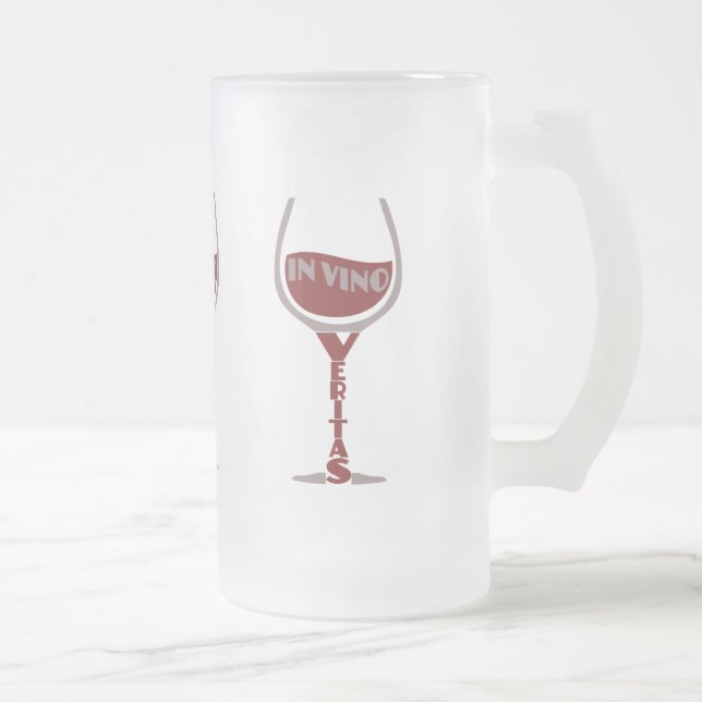 In Vino Veritas mug – choose style & colour (Right)