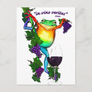 In Vino Veritas Postcard
